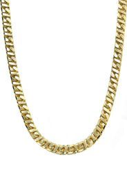 Silver Chain - Mens Gold Chain / Dollar Cuban Chain