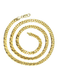 Silver Chain - Mens Gold Chain / Dollar Cuban Chain