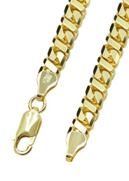 Silver Chain - Mens Gold Chain / Dollar Cuban Chain