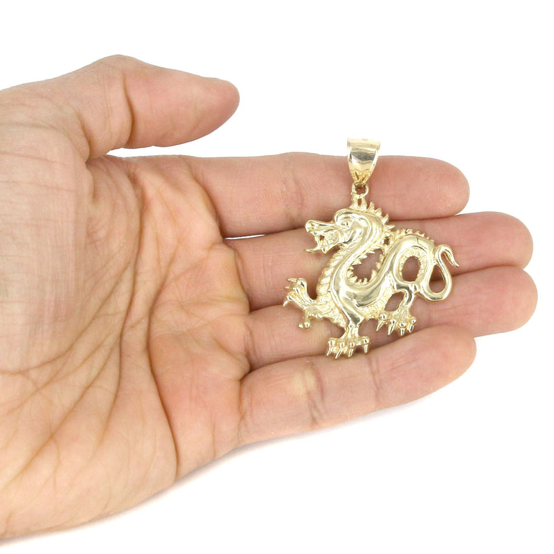 10K Yellow Gold Dragon Necklace | Appx. 18.9 Grams