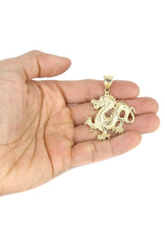 10K Yellow Gold Dragon Necklace | Appx. 18.9 Grams