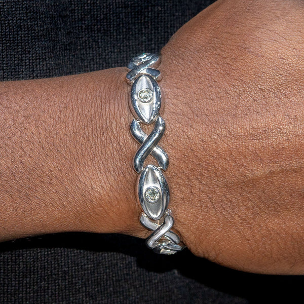 High End Jewelry - Diamond Evil Eye Bracelet