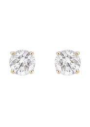 Round Diamond Stud Earrings | 1.6 Carats