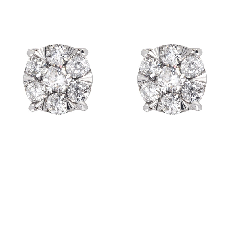 Mens Stud Diamond Earrings | 0.33 Carats 14K Yellow Gold