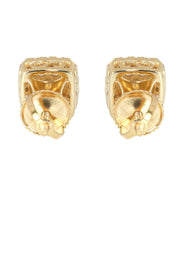 Mens Stud Diamond Earrings | 0.56 Carats 14K Yellow Gold