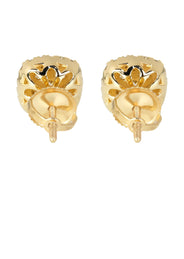 Mens Stud Diamond Earrings | 0.95 Carats 14K Yellow Gold