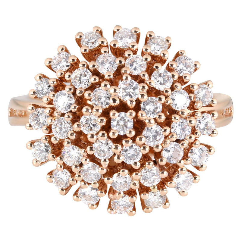 14K Ladies Diamond Cocktail Ring | 1.10 Carats | 7.99 Grams