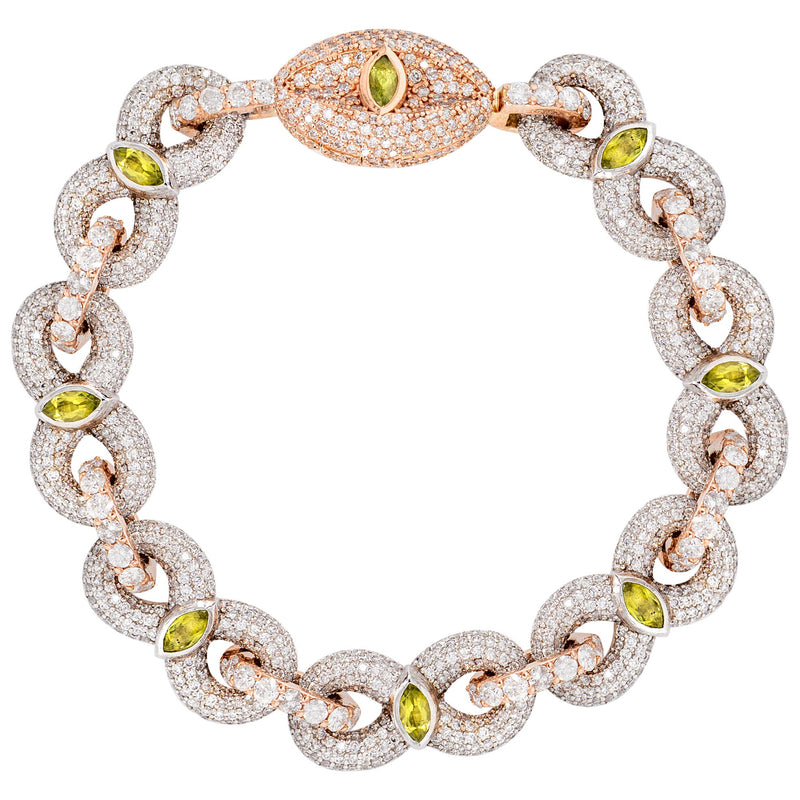 High End Jewelry - Diamond Iced Out Bracelet