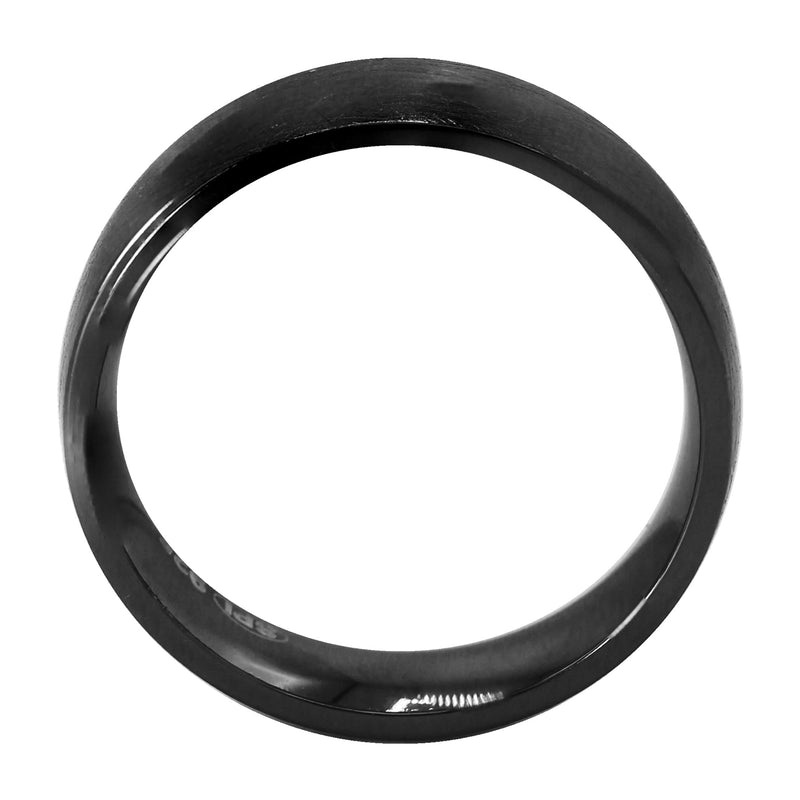 Mens Silver Classic Tungsten Style Ring | Appx 8.3 Grams