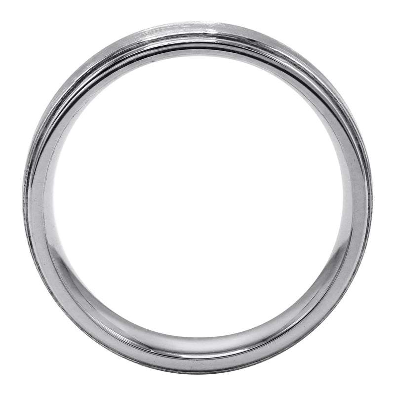 Mens Tungsten Style Ring | Appx 8 Grams