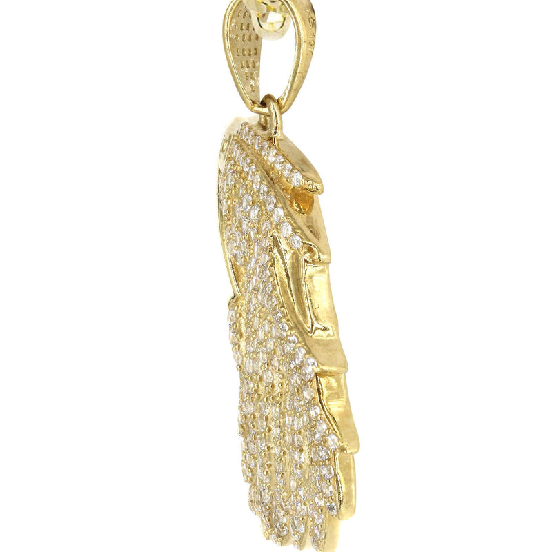 10K Yellow Gold Eagle Head Necklace | Appx. 20 Grams