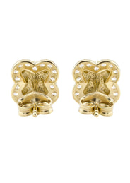 10K Gold Nugget Earrings | Appx 0.3 Inches Wide | Style #45