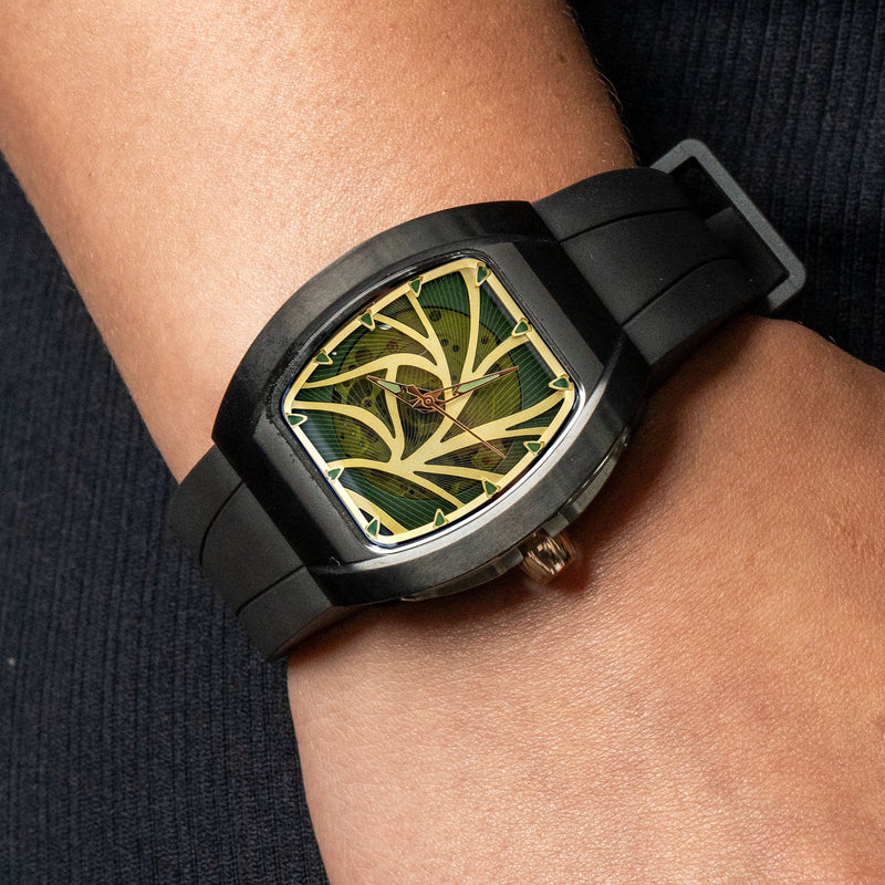 Frost NYC Evolution Women's Watch - Automatic Skeleton Black DLC | WFRST-01-L-B Black Band | Pre - Sale