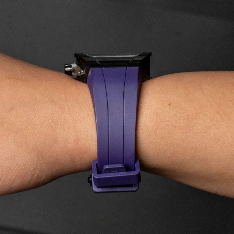 Frost NYC Evolution Women's Watch - Automatic Skeleton Steel Caged Heart | WFRST-01-H-B Purple Band | Pre - Sale
