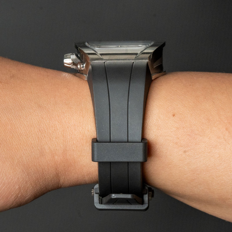 Frost NYC Evolution Women's Watch - Automatic Skeleton Steel Mother Of Pearl | WFRST-01-R-S Black Band | Pre - Sale