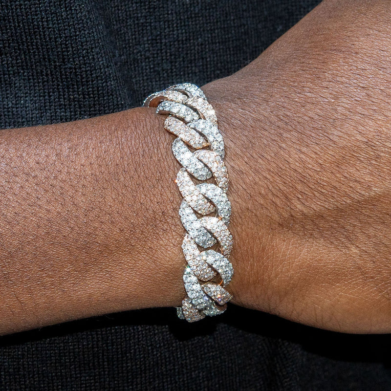 High End Jewelry - Iced Out Miami Cuban Link Bracelet