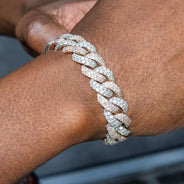 High End Jewelry - Iced Out Miami Cuban Link Bracelet