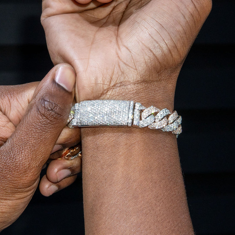 High End Jewelry - Iced Out Miami Cuban Link Bracelet