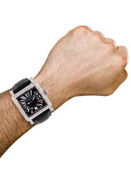 Diamond Franck Muller Conquistador Cortez | Stainless Steel