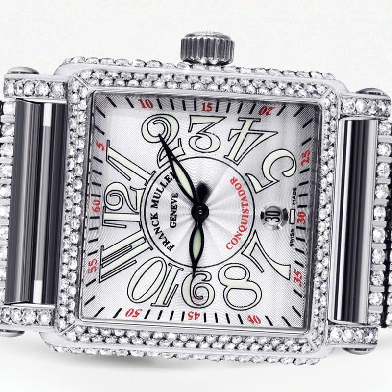 Diamond Franck Muller Conquistador Cortez | Stainless Steel | 45 Mm