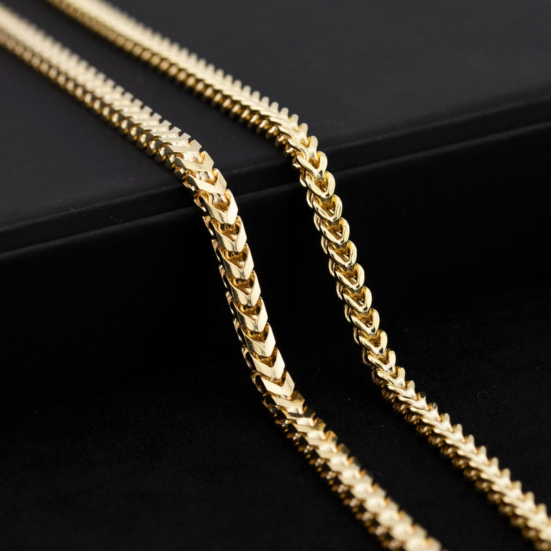 10K Gold Franco Necklace / 3 MM