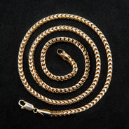 10K Gold Franco Necklace / 3 MM