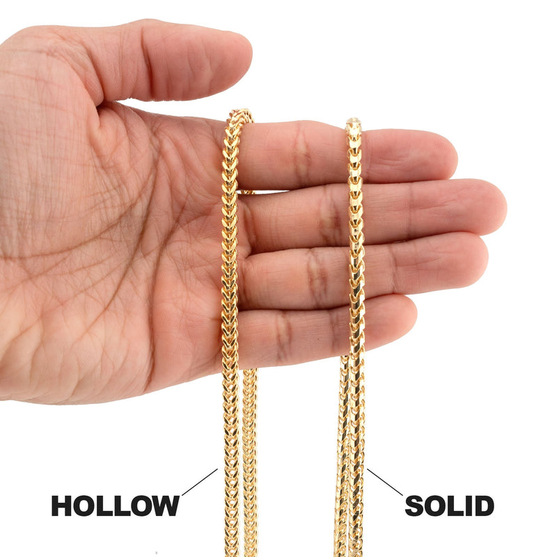 10K Gold Franco Necklace / 5 MM