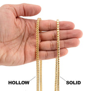 10K Gold Franco Necklace / 5 MM