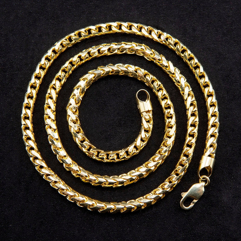 10K Gold Franco Necklace / 5 MM