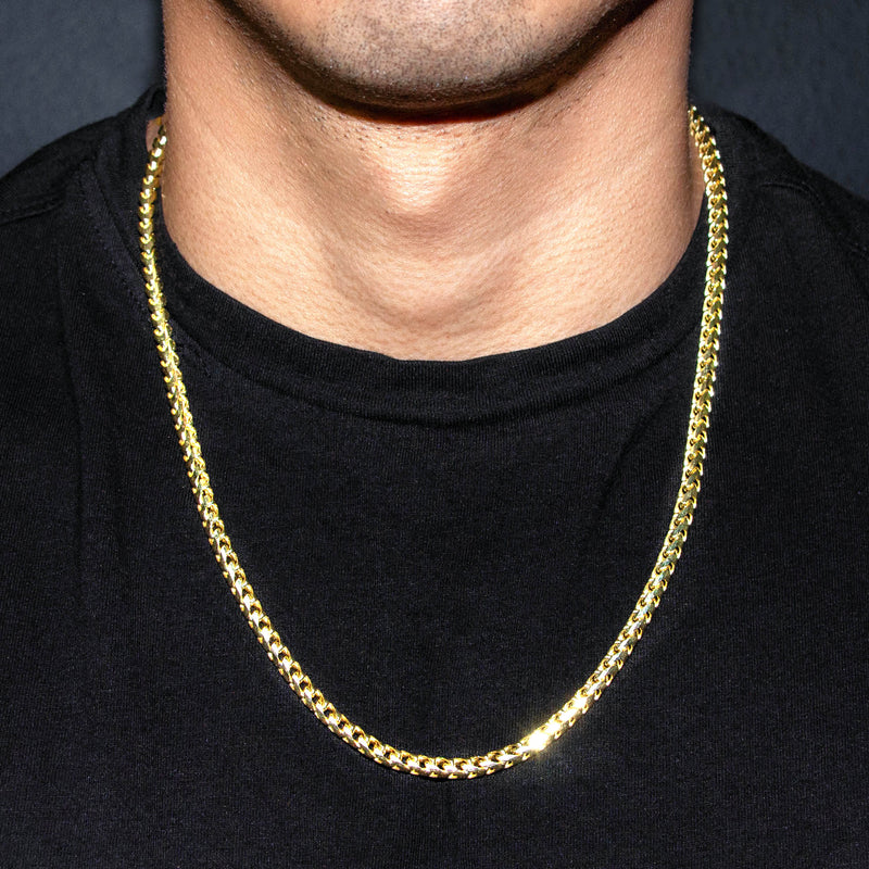 10K Gold Franco Necklace / 5 MM