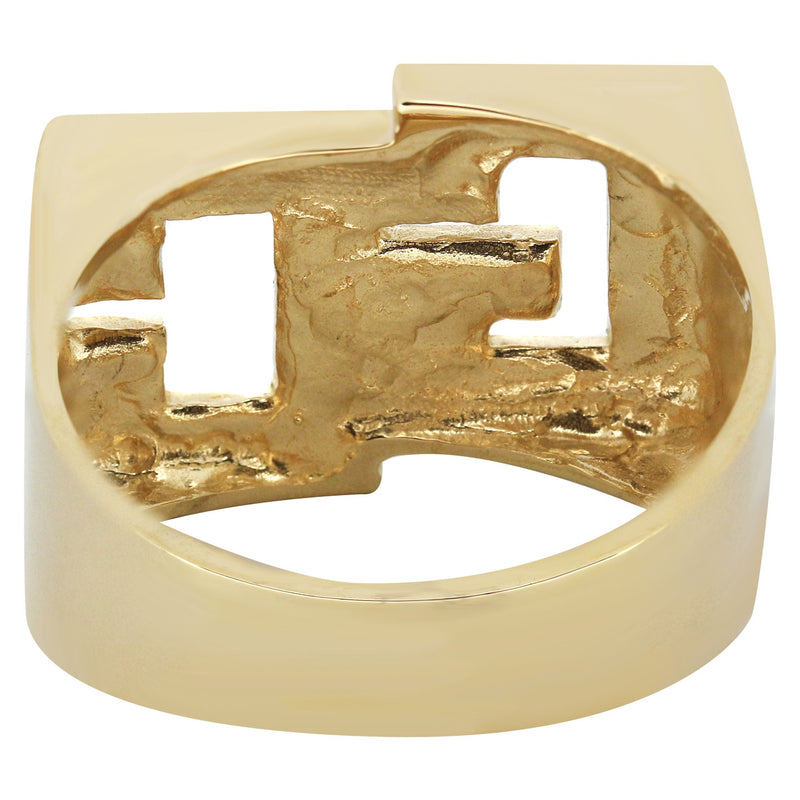 14K Gold Initials Name Ring | Style #74