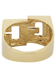 14K Gold Initials Name Ring | Style #74