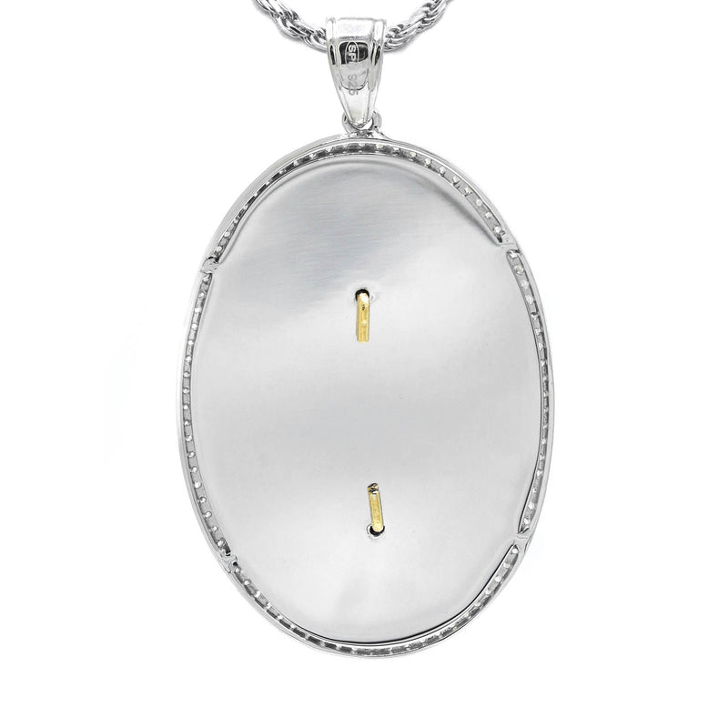 Silver Virgin Mary Necklace | 26 Grams