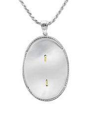 Silver Virgin Mary Necklace | 26 Grams