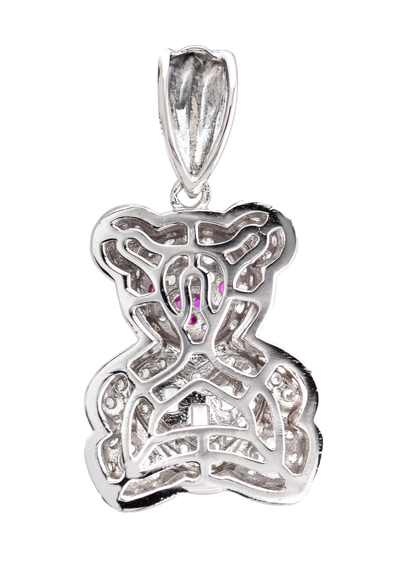 Silver Pendant - Teddy Bear Pendant | Appx 3 Grams