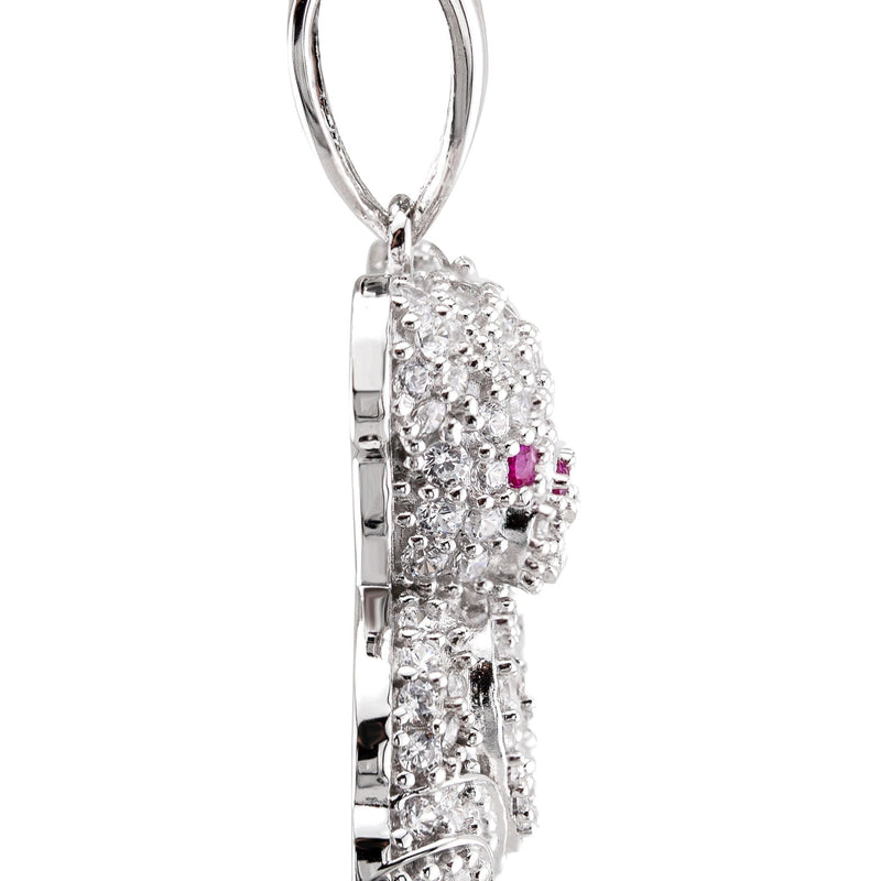 Silver Pendant - Teddy Bear Pendant | Appx 3 Grams
