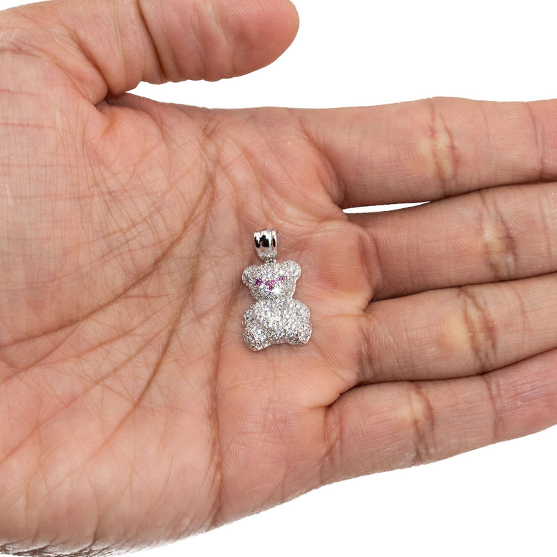 Silver Pendant - Teddy Bear Pendant | Appx 3 Grams