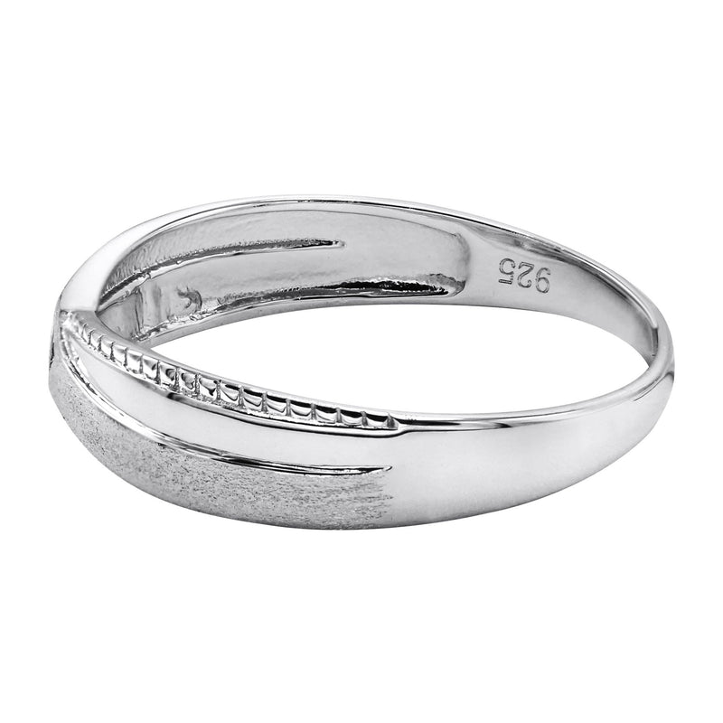 Mens Stud Wedding Band | Appx 2 Grams