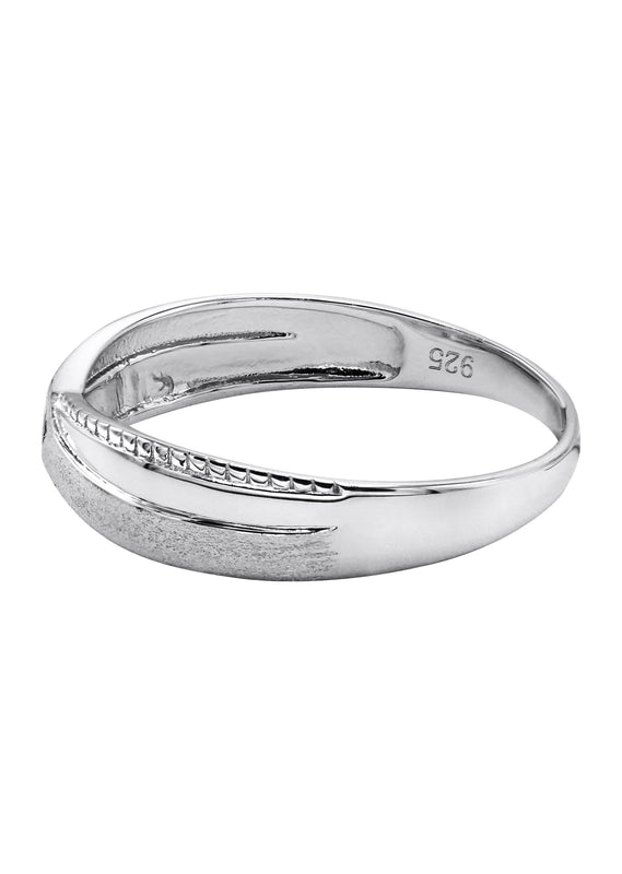 Mens Stud Wedding Band | Appx 2 Grams