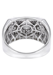 Mens Silver CZ Pinky Ring | Appx 7.4 Grams