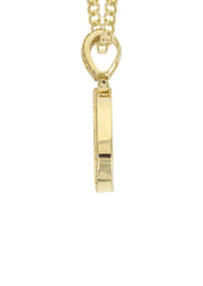 14K Yellow Gold Letter "G" Baguette Diamond Necklace | 2.4 Carats