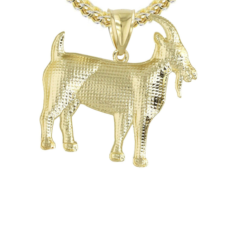 10K Yellow Gold Goat Necklace | Appx. 14.1 Grams