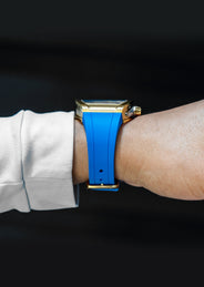 Frost NYC Mens Watch - Automatic  Skeleton Sport Gold Watch | FRST-01-CY| Blue