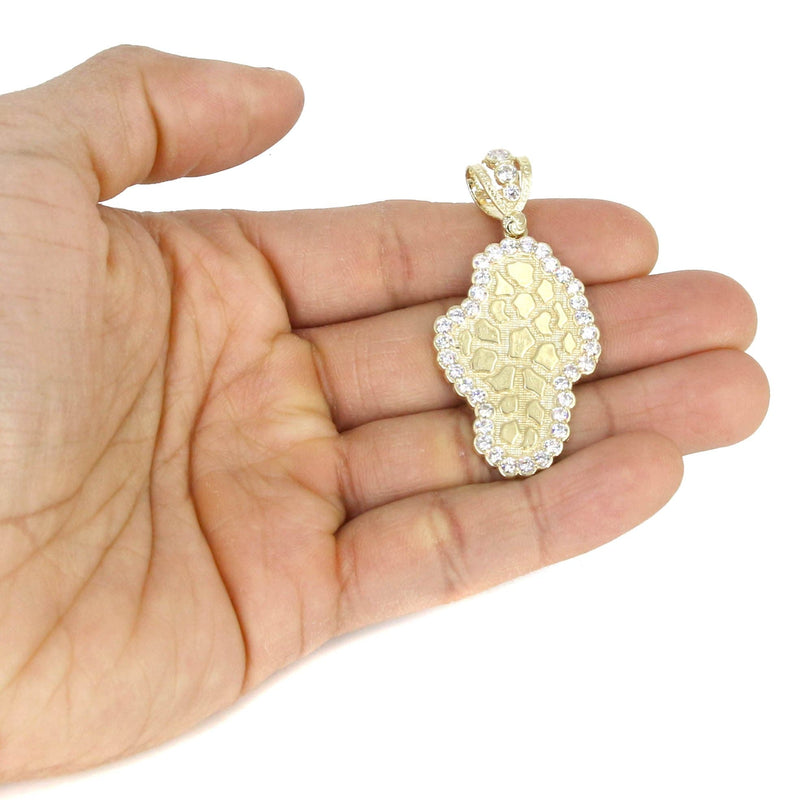 10K Yellow Gold Nugget Necklace | Appx. 17.2 Grams