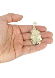 10K Yellow Gold Nugget Necklace | Appx. 19.4 Grams