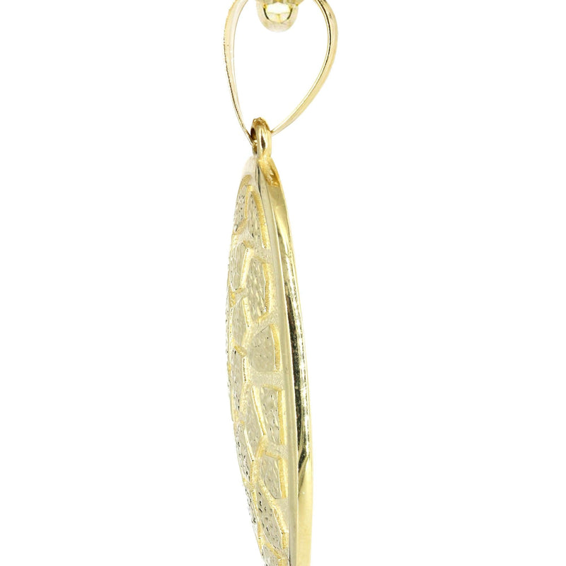 10K Yellow Gold Nugget Necklace | Appx. 15.8 Grams