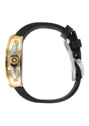 Frost NYC Mens Watch - Automatic  Skeleton Sport Gold Watch | FRST-01-CY| Black