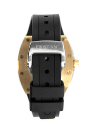 Frost NYC Mens Watch - Automatic  Skeleton Sport Gold Watch | FRST-01-CY| Black
