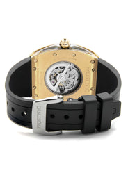 Frost NYC Mens Watch - Automatic  Skeleton Sport Gold Watch | FRST-01-CY| Black