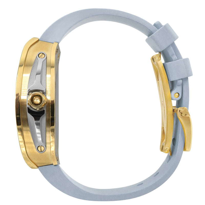 Frost NYC Mens Watch - Automatic  Skeleton Sport Gold Watch | FRST-01-CY | Gray